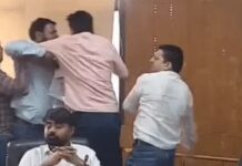 नगर निगम की बैठक में हंगामा municipal corporation meeting