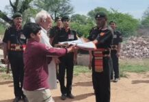 दिल्ली में जवान की अचानक मौत, बेटे ने निभाया अंतिम फर्ज soldier death