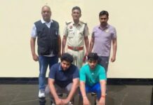 गुरुग्राम में उगाही गिरोह के दो सदस्य गिरफ्तार Gurugram extortion gang