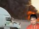 विदेश में दर्दनाक हादसा, ट्रक में आग लगने से युवक की मौत Indian युवक US accident