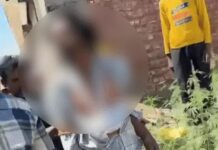 मोहाली में युवक को खंभे से बांधकर दी सजा, वीडियो वायरल theft suspicion