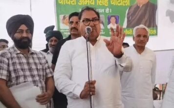 कुरुक्षेत्र मंडी में अभय चौटाला का हमला, जल मुद्दे पर सरकार को घेरा Abhay Chautala