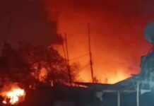 बस्ती में भीषण आग, धमाकों और तेज हवाओं ने बढ़ाया खतरा Gurugram slum fire