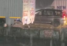 रातभर बारिश से जनजीवन प्रभावित, सड़कों पर पानी जमा Gurugram rain