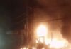 पलवल में ट्रांसफार्मर में भीषण आग, आसपास की दुकानें और वाहन राख transformer blast India