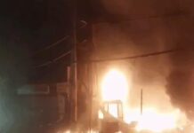 पलवल में ट्रांसफार्मर में भीषण आग, आसपास की दुकानें और वाहन राख transformer blast India