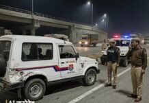 पुलिस अफसर की कार को टक्कर मारकर भागा चालक, बाद में झज्जर से गिरफ्तार Rewari accident