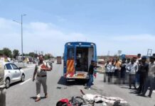 हाईवे हादसे में युवक की जान गई, टक्कर मारकर चालक मौके से हुआ गायब highway crash