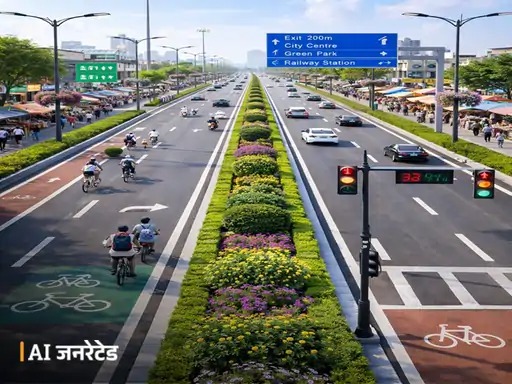 Faridabad road project
