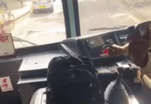 रोडवेज बस में बवाल, ड्राइवर-कंडेक्टर की बहस का वीडियो वायरल Narnaul News