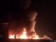 कबाड़ गोदाम में भीषण आग से मचा हड़कंप, लाखों का नुकसान scrap shop fire