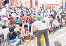ज्येष्ठ की पूर्णिमा पर लगाया गया भंडारा Safidon News
