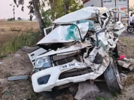 करनाल हाईवे पर दर्दनाक हादसा, तेज टक्कर में दो लोगों की गई जान Road Accident