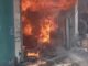 बाजार में मची अफरा-तफरी, बर्तन की दुकान में भीषण आग से भारी नुकसान utensil shop fire