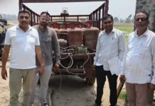इसराना में अवैध गैस रिफिलिंग पर बड़ी कार्रवाई, खेत में चल रहा था पूरा नेटवर्क Illegal Gas Refilling