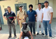 हथियार के साथ युवक गिरफ्तार, सप्लाई नेटवर्क की तलाश में जुटी पुलिस Panchkula police