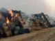 पराली के बड़े स्टॉक में भीषण आग, लाखों का नुकसान होने का दावा Crop Residue Fire