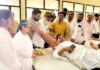 केंद्रीय मंत्री मनोहर लाल के जन्मदिन पर लगाया गया रक्तदान शिविर Safidon blood donation camp