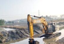 गांव सिंघपुरा के पास फिर टूटा राजबाहा नंबर 3 Rajbaha Broken