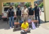 हत्या-लूट का इनामी बदमाश गिरफ्तार, हथियार बरामद Wanted Criminal
