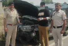 डीजल भरवाकर भागने वाला युवक पुलिस गिरफ्त में, वाहन भी बरामद Narnaund News
