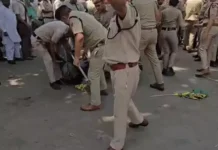 भर्ती नियमों के विरोध में उग्र प्रदर्शन, अभ्यर्थियों को घसीटकर हटाया गया recruitment protest