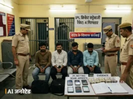 आईपीएल मैचों पर अवैध सट्टे का खुलासा, पुलिस ने दबिश देकर पकड़े आरोपी Mahendragarh News