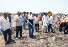डंपिंग ग्राउंड पर चला सफाई अभियान, अधिकारियों ने संभाली कमान Dumping ground cleaning