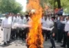 अधिवक्ताओं का उग्र विरोध, न्यायिक व्यवस्था के खिलाफ जताया रोष Rewari lawyers protest