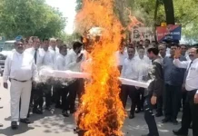 अधिवक्ताओं का उग्र विरोध, न्यायिक व्यवस्था के खिलाफ जताया रोष Rewari lawyers protest