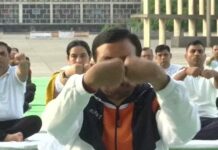 योग दिवस से पहले मुख्यमंत्री ने किया अभ्यास, स्वास्थ्य और फिटनेस का दिया संदेश International Yoga Day,