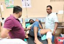 ढाबा सचांलक से रंगदारी मांगने के मामले में मुठभेड के बाद 2 आरोपी काबू Safidon News