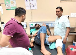 ढाबा सचांलक से रंगदारी मांगने के मामले में मुठभेड के बाद 2 आरोपी काबू Safidon News