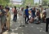 हत्या के विरोध में सड़क पर घंटों प्रदर्शन, पुलिस के दावों पर लोगों ने उठाए सवाल Haryana Murder Case