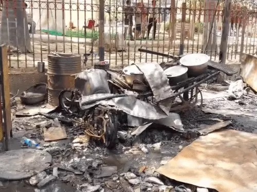 Market Fire
