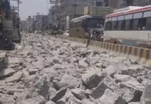 शहर की प्रमुख सड़क पर शुरू हुआ बड़ा काम, व्यापारियों और राहगीरों की बढ़ीं मुश्किलें Rewari News