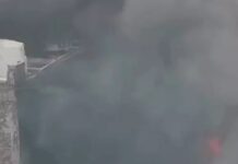 औद्योगिक क्षेत्र में भड़की भीषण आग, धुएं के गुबार से मचा हड़कंप Faridabad Fire,