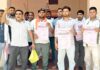 अनुबंधित विद्युत कर्मचारियों ने किया प्रदर्शन 17 जुलाई को बिजली मंत्री आवास घेराव की दी चेतावनी Haryana Electricity