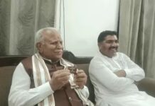 करनाल पहुंचे केंद्रीय मंत्री मनोहर लाल, बोले- आतंकवाद खत्म होने के बाद ही होगी पाकिस्तान से बातचीत ManoharLalKhattar