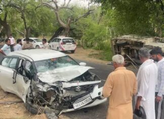 सिरसा में भीषण सड़क हादसा, कार-पिकअप की टक्कर में दादा-पोते की मौत; महिला की हालत गंभीर Sirsa News