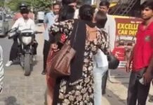 फरीदाबाद के होटल के बाहर रिश्तों को लेकर हंगामा, युवक के साथ मौजूद युवती परिजनों के सामने भावुक हुई Faridabad News