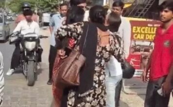 फरीदाबाद के होटल के बाहर रिश्तों को लेकर हंगामा, युवक के साथ मौजूद युवती परिजनों के सामने भावुक हुई Faridabad News