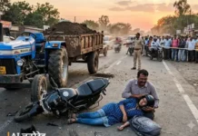 पेपर देने जा रही बीए छात्रा की सड़क हादसे में मौत, पिता घायल Agroha News