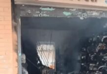 फतेहाबाद में गारमेंट्स शॉप में आग, शॉर्ट सर्किट की आशंका; गोदाम का सामान भी जला Fatehabad