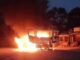 यमुनानगर में हाईवोल्टेज लाइन से टकराया ट्रक, कैबिन में लगी आग, चालक ने कूदकर बचाई जान Yamunanagar News,