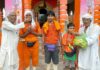 तीन पीढ़ियां एक साथ कांवड़ लेकर पहुंची पाजू कलां गांव पहुंचने पर ग्रामीणों ने किया स्वागत Haryana News