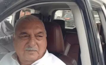 करनाल पहुंचे पूर्व मुख्यमंत्री भूपेंद्र सिंह हुड्डा, कानून-व्यवस्था और कॉमनवेल्थ गेम्स पर रखी अपनी बात Bhupinder Singh Hooda