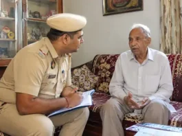 पंचकूला में बुजुर्गों की सुरक्षा के लिए पुलिस का नया अभियान, 1800 वरिष्ठ नागरिकों का बनेगा नेटवर्क Panchkula News