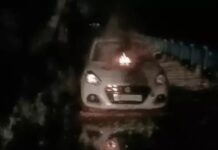 फतेहाबाद में चलते वाहन में लगी आग, मौलवी ने कूदकर बचाई जान Fatehabad News