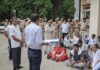 पंचकूला में DSE ऑफिस का HEMSA ने किया घेराव, डायरेक्टर से मुलाकात के बाद शांत हुए कर्मचारी HEMSA Haryana
